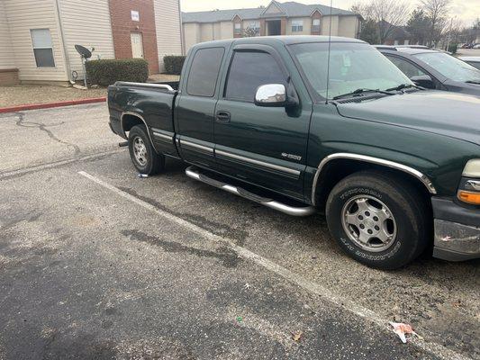 The truck they stole without verification and later burglarized.