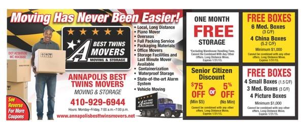 Annapolis Best Twins Movers