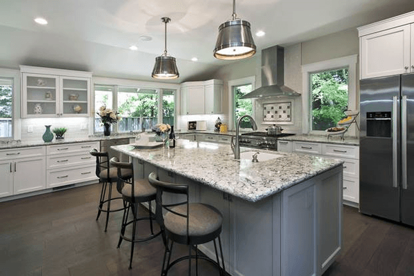 Kitchen Island Detail -
 Danville Complete Kitchen Remodel