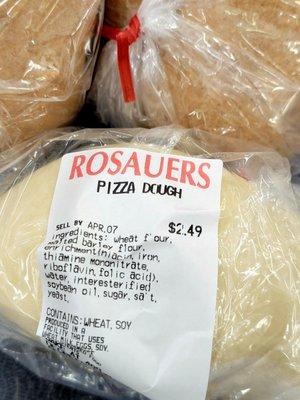 Glad they carry pizza dough