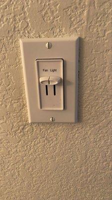 They changed my light switch