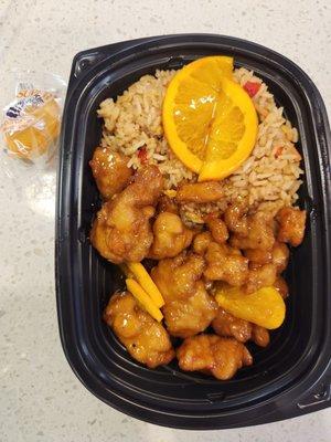 Orange chicken $12.30