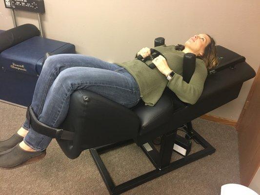 BackonTrac lumbar spinal decompression