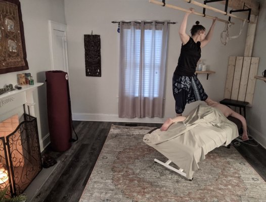 Ashiatsu is a great way to get deep body work in a relaxing form of massage!