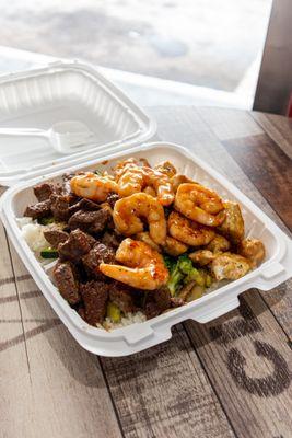 Hibachi Triple (Chicken, Shrimp, Beef)