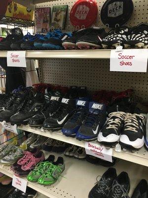 sporting goods and shoes