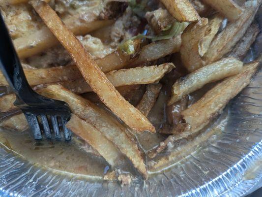 Check out all the liquid my 2nd. burger and fries were swimming in. Fries and bottom bun were soggy, sopping wet. Top bun was missing!!!