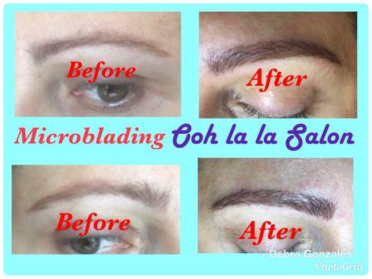 Microblading of eyebrows