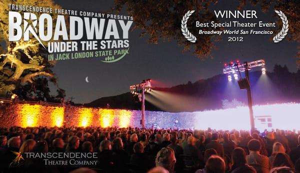 Transcendence Theatre's "Broadway Under The Stars in Jack London State Park" - photo by Ryan Daffurn