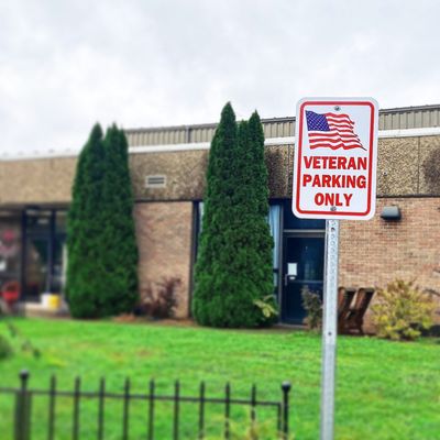 Designated parking spaces for veterans