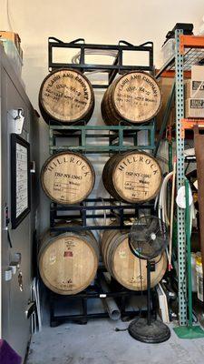 Oak barrels