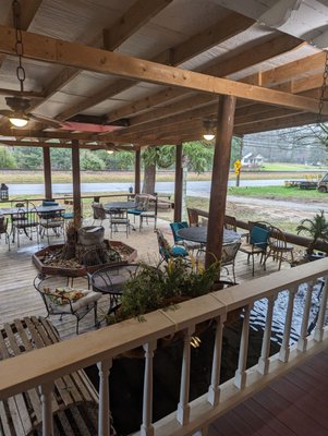 Outside eating area