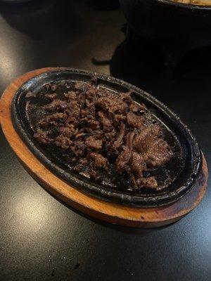 Beef Bulgogi, come with rice