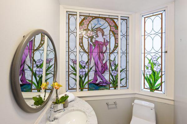 Yes, we actually got to sell this bathroom (home included). And yes, we love our jobs.