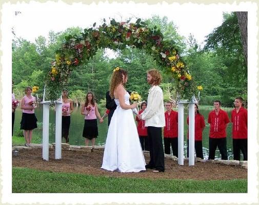 A wedding at Roddy Tree Ranch Resort