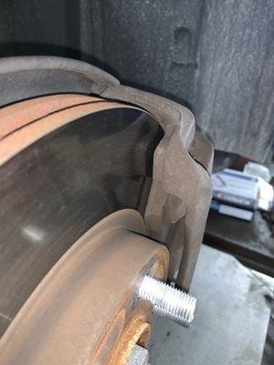 Brakes are till in great shape. The Honda dealer this morning told us we needed new brakes. Not true.