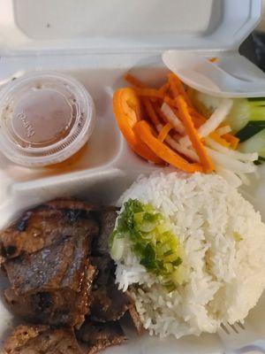 Rice plate - beef