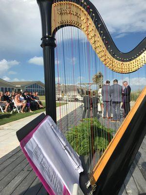 Harp music in Atlantic Beach, NC