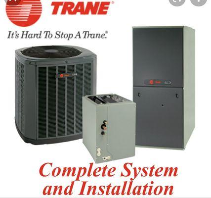 IT'S HARD TO STOP A TRANE.  BEST EQUIPMENT OUT THERE!  GIVE US A CALL A CALL TO SCHEDULE A FREE ESTIMATE   405.243.1613