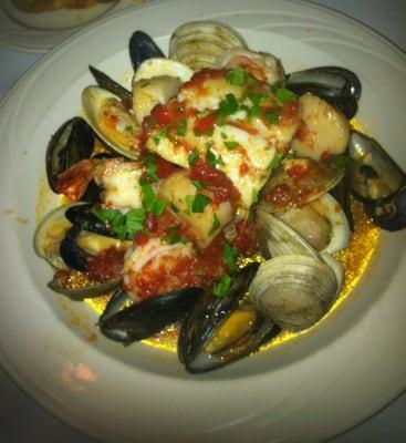 Christmas Eve Special - Baccala, shrimp, mussels, clams and scallops in red sauce