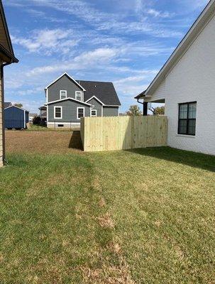 Fence installation in Mount Washington area, photo 2 of 5.