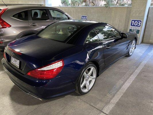 2014 MB SL550 beautiful detailing job