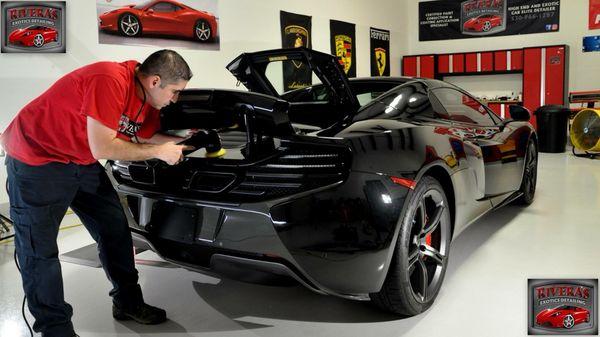 McLaren 650s paint correction.