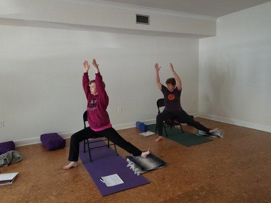 Chair Yoga! A great practice for everyone.