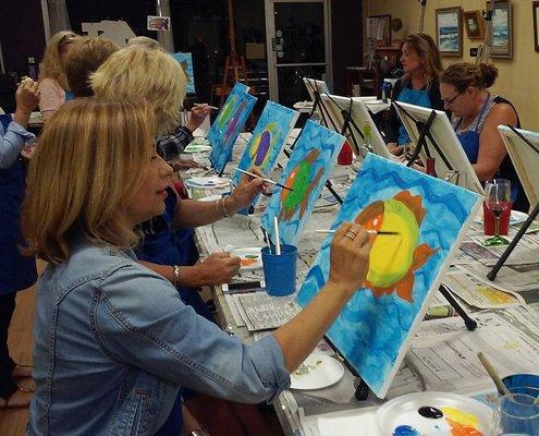 Sip & Paint nights with Jesse E.