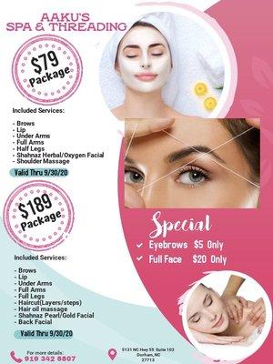 Special
#threading only $5