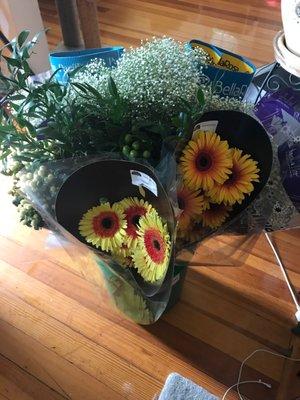 Large gerberas beautiful!