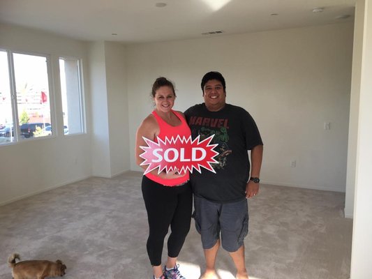 Happy Newlyweds Marcos and Allie Mendoza purchasing their spanking BRAND NEW HOME IN OCEANVIEW HILLS !!