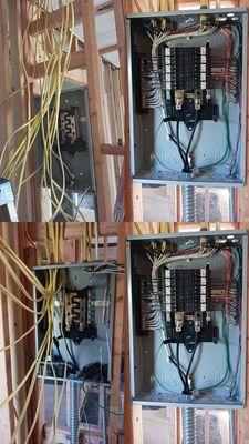 Upgraded electrical panel