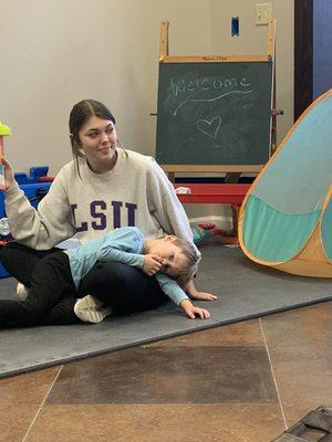 We focus on making our office a family environment and there's a play area so parents are encouraged to bring their children.