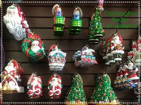 Festive Holiday Ornaments made by hand.