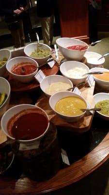 Condiment bar