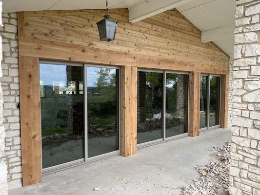 Cedar siding