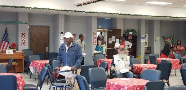 Christmas dinner Provided by Local Methodist Church & His Fasions on 23& Lottie. Also they provide Thanksgiving meals Free every year