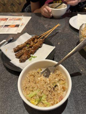 Brother Fried Rice, Beef skewer