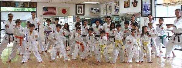 One of the kids classes in action.