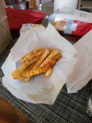 What is this nonsense?  That's my $3.25 order of fries!