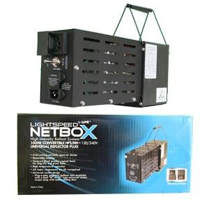 The 1000W NetBox by Lumz® is the latest innovation in affordable horticultural lighting. The new economical NetBox by Lumz® is e