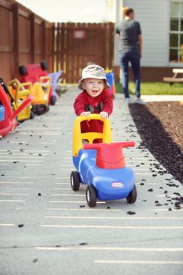 spacious playgrounds