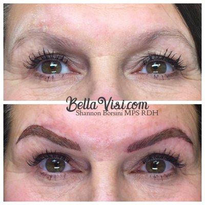 Machine Hair Stroke Brows