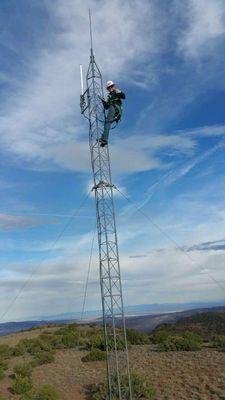 Completing another tower installation for our Customers.