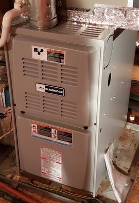 Replaced old furnace for a new variable speed furnace.