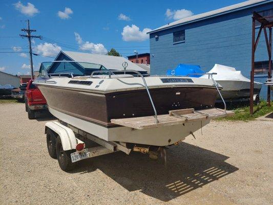 Boat at Miller's Dream Marina