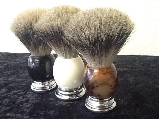 Shaving brushes - premium silver tip badger! Luxurious!