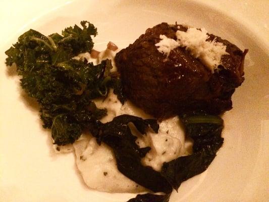 Valentine's Day Pop Up - Braised Shortribs, polenta, mustard greens, horseradish