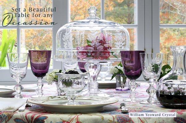 William Yeoward Crystal for Elegant Tablescapes